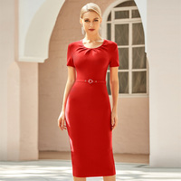 Bandage Dress WOMEN PARTY DRESS Short Sleeve Evening Dress