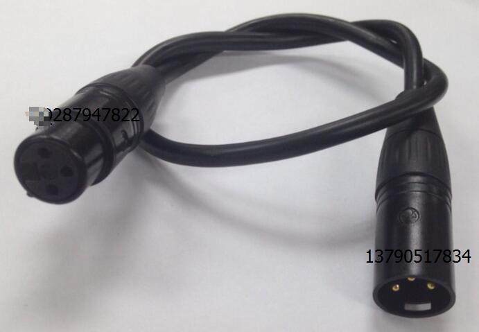 Yongsheng Pure Copper Gold Plated Cannon DIY Microphone Clip Wire Nail Lennon Male Extended Line Balance Kanon Line Microphone Cord