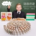 Trẻ em kỹ thuật số nhận dạng ký tự tiếng Trung Quốc thẻ bé 1-3-6 tuổi học trí tuệ giáo dục sớm xây dựng khối đồ chơi bộ lego Khối xây dựng