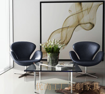 Nordic swan chair Designer swan chair Leisure chair Dining chair Hotel club reception negotiation chair