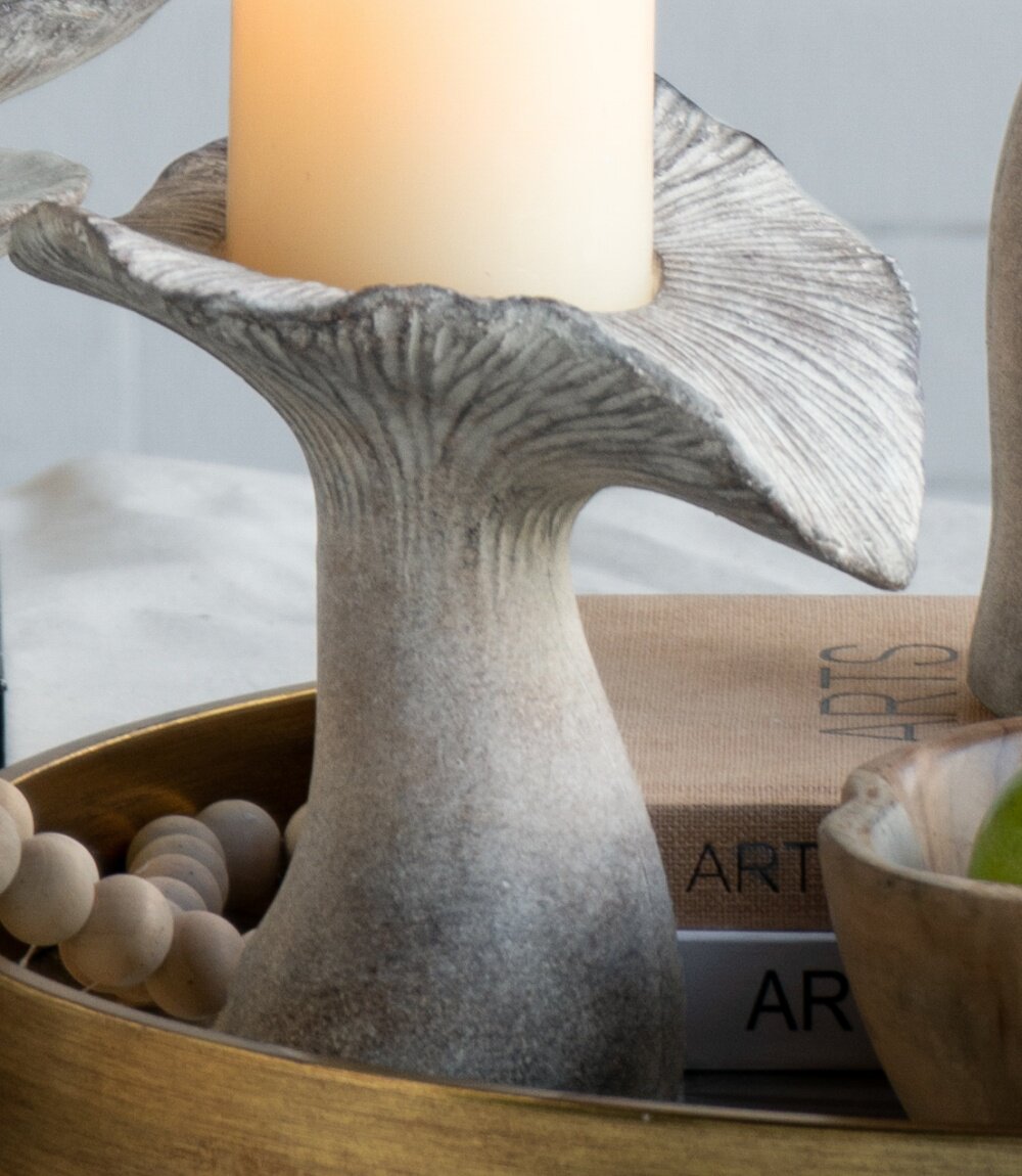 ABHOME выход сша ретро комплекс цемент ветролом свет подсвечник камень серый цвет дикий гриб декоративный Украсить 