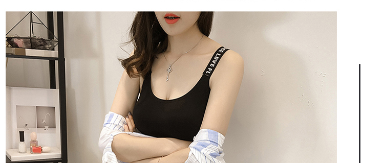 Đồ lót thể thao nữ không có vòng thép quấn ngực áo ngực gợi cảm vẻ đẹp vest ngắn sưu tập học sinh nữ sinh trung học nội y cao cấp