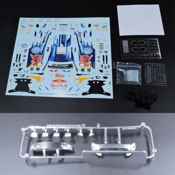 3g Model Belkits Bel010 1/24 Volkswagen Polo Monte Carlo Station 2015
