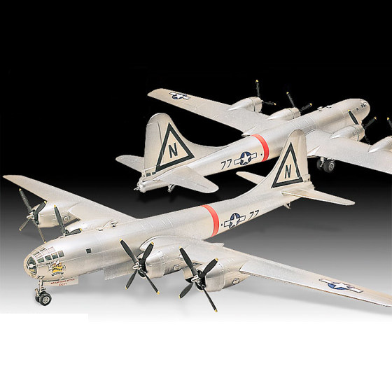 3g Model Edme Assembled Aircraft 12528 American B-29A Enora Musk Card Bomber