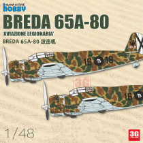3G model Special Hobby 48226 Breda 65A-80 attack aircraft 1 48
