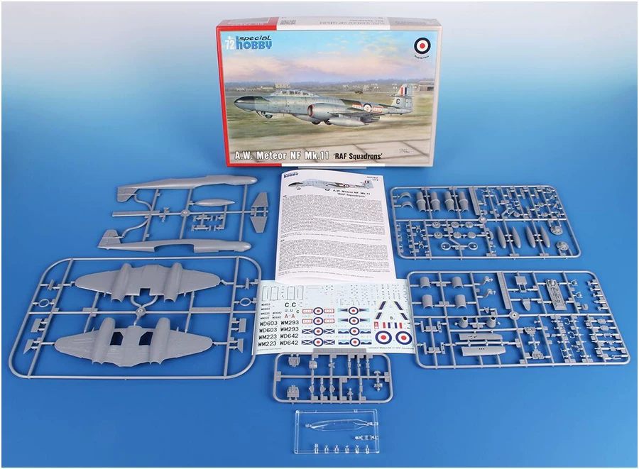 3G модель SPECIAL HOBBY 72437 Метеор Метеор NF MK.11 1/72