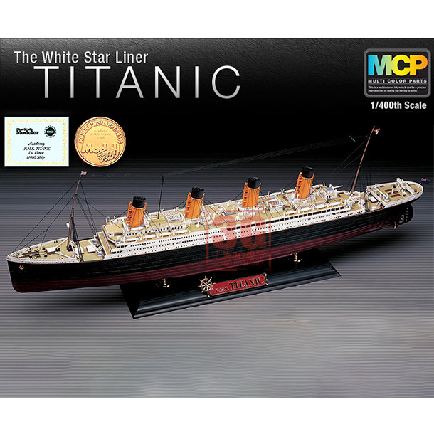 3G 拼装舰船 14214 14215 泰坦尼克号 模型船 油轮 分色版