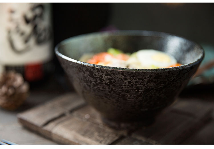 Phong cách Nhật Bản và gió ramen bát nhà hàng đặc biệt sáng tạo bộ đồ ăn công suất lớn bát súp salad bát mì nhà bát bát đĩa đẹp