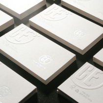 400g Silk Business Card hot gold hot silver UV rugged make custom set up high-end business card