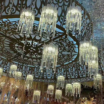 Wedding props crystal lights stage ceiling string lights hotel wedding hall shopping malls beautiful Chen decoration window layout