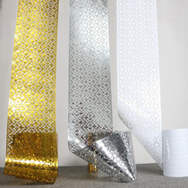 New European-style mirror carved steel belt wedding hall air layout ceiling PVC shape decoration can be bent freely