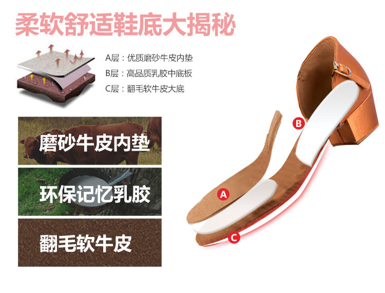 Giày khiêu vũ Betty Latin cho bé gái đích thực Giày khiêu vũ đế mềm cho trẻ em chỉ với giày nhảy cao gót 603 - Khiêu vũ / Thể dục nhịp điệu / Thể dục dụng cụ váy nhảy dancesport