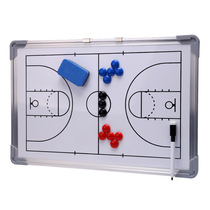 Aluminum alloy frame basketball tactical board large basketball coach teaching board tactical demonstration sand table magnetic command board