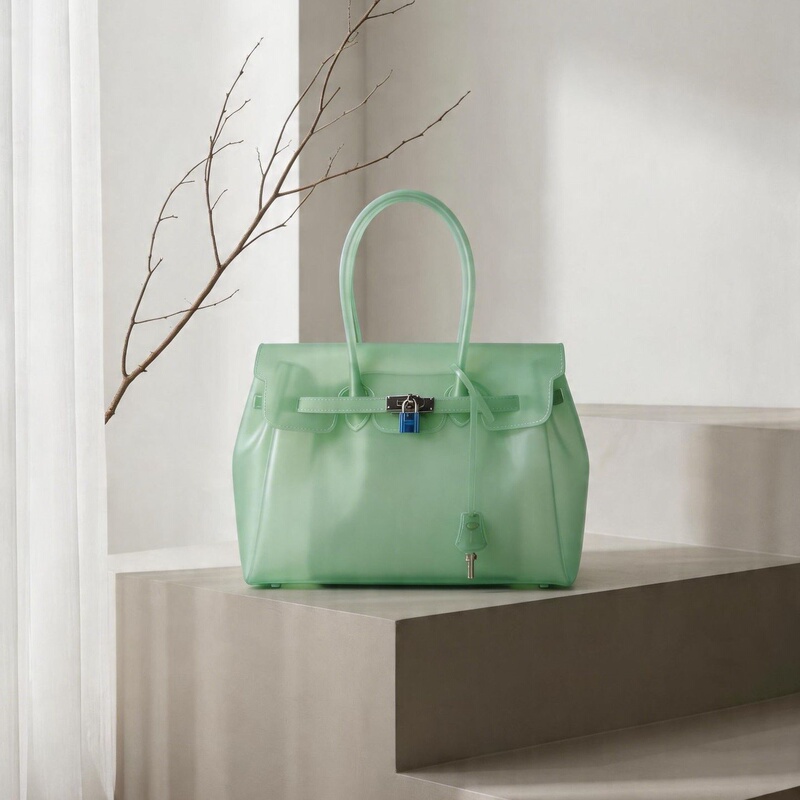 2026 New Korean Style Kikii Jelly Bag Jellyfirkin Commuter Tote Bag Large Capacity Underarm Women's Bag Trendy 2026 New Korean Style Kikii Jelly Bag Jellyfirkin Commuter Tote Bag Large Capacity Underarm Women's Bag Trendy