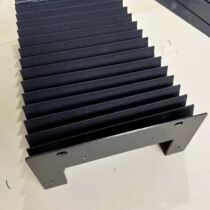 Machine tool dust cover Engraving machine One-word organ type plate waterproof curtain guide rail line rail protective cover telescopic