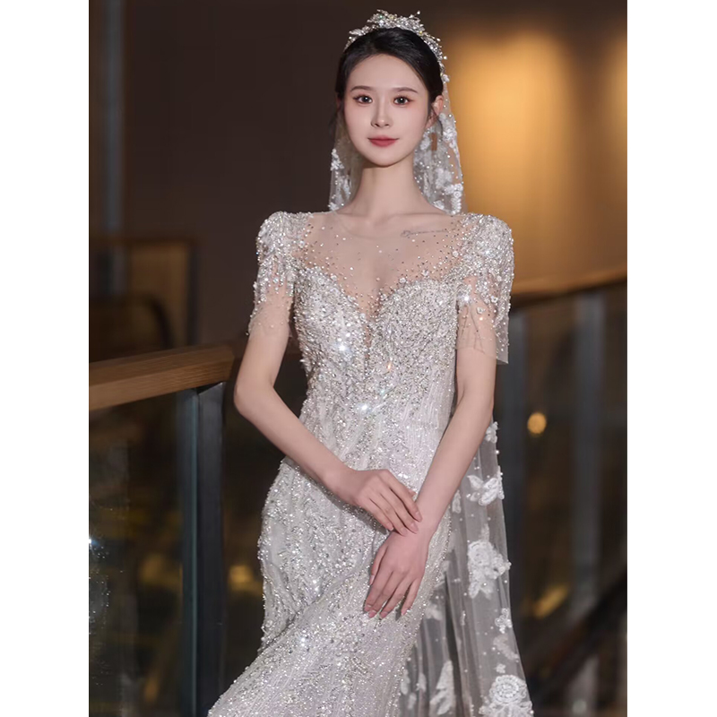  S+White wedding dress  