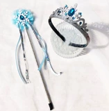 Тиара, наряд маленькой принцессы, корона, ободок, аксессуар для волос, сверло, со снежинками