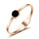 Vòng tay vàng hồng hôn cá Song Ngư Không phai mạ Vàng 18K Trang sức Vàng Mở Vòng tay bằng thép Titan vòng cuff bạc