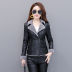 Ngắn Velvet Thêm Dày lông Leather Jacket Chiên Con Velvet Jacket 2019 Autumn / Winter New Henning da của phụ nữ 