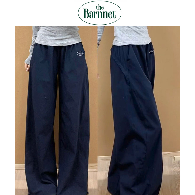 Official Authentic Korean the Barnnet Eight-Pocket Cargo Pants for Women, Korean Style High-Waisted, Slimming, Casual Pants