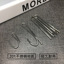 Cordon dalimentation en acier inoxydable Acier inoxydable Four Paws Hook Hook Hook Hook Hook Hook Hook Han Style Cloth Bag Hook fork