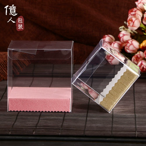 100 миллионов человек -прозрачная квадратная прозрачная коробка содержит мультиколорную основу -носимую пластиковую коробку для ПЭТ -пластиковая коробка сочная