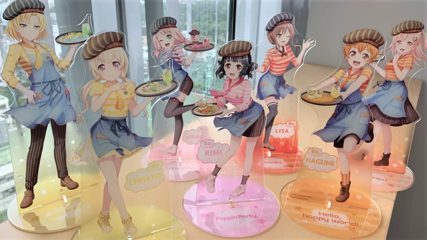 Spot новый Bang Dream Cafe 2022 Cangtian Shinbai Pareo Chuchu