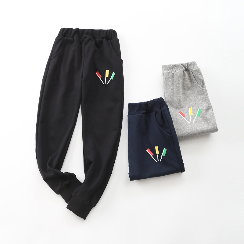 Children's Clothing Spring And Autumn Children Pants Boy Girl Pants Boy Pants Tide Fall 2019 New Autumn Clothing CUHK Children Sports Pants