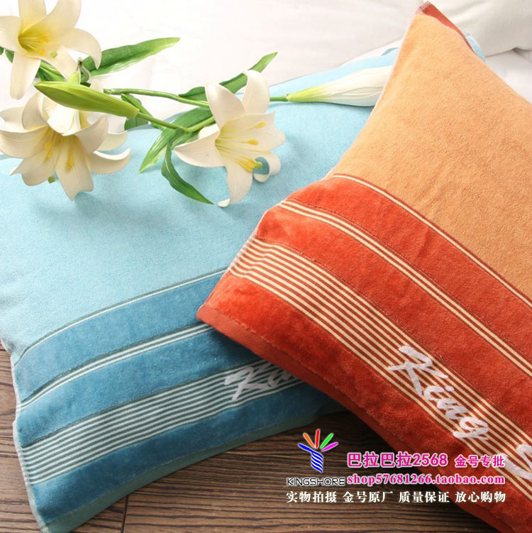 Full miễn phí vận chuyển vàng số bông quầy gối satin đáng tin cậy dày bông terry khăn thoải mái G2025 - Khăn gối vỏ gối