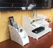 hộp đựng mỹ phẩm chống bụi Cửa hàng bách hóa điều khiển từ xa hộp lưu trữ giá treo tường phòng khách sáng tạo thực sự giá treo tường hộp - Trang chủ hộp nhựa microwave