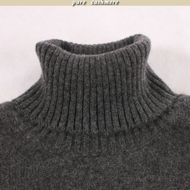 Đàn ông cashmere nguyên chất 100% có thể biến áo len cao cổ dày cashmere áo len mỏng mùa đông headband thanh niên áo len chạm đáy áo khoác bomber