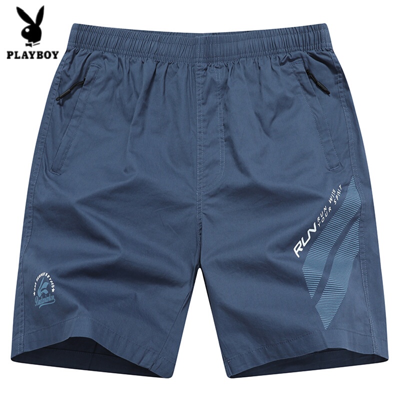Sports Shorts Men's Summer Beach Shorts New Style Pure Cotton Loose Running Outerwear Casual Fitness High-End Five-Point Shorts