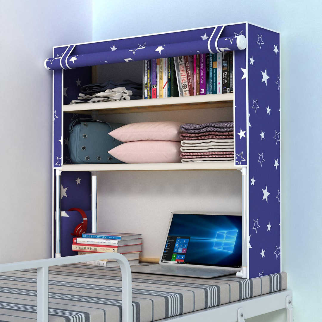 床上置物架寝室大学生神器寝室衣柜床头储物柜上铺下铺宿舍收纳架