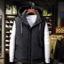 Áo vest nam ngụy trang cộng với phân bón XL 2018 mùa mỡ béo 佬 xuống áo vest cotton rộng thêm áo rộng áo ba lỗ trắng Áo vest cotton