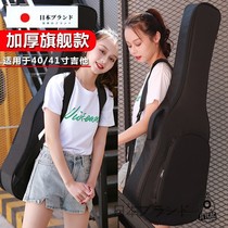 日本JT吉他包41寸40寸民谣木吉他套袋3839寸加厚双肩背包吉他琴包