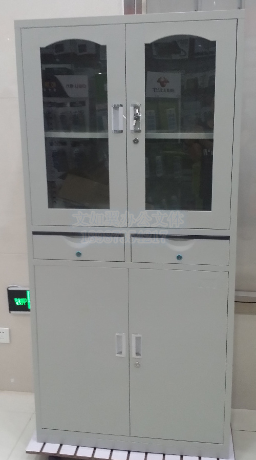 Kunming City Door Second Drawer Iron File Cabinet Metal File Cabinet Office Supplies