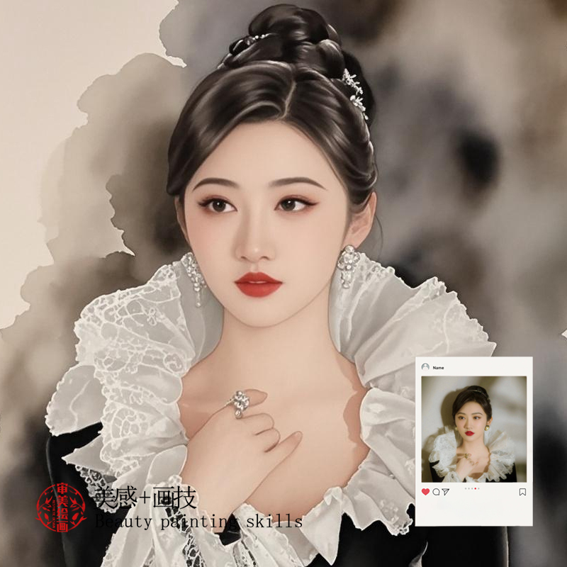 Real-Life Photos Converted into Hand-Drawn Professional Portraits, Illustration, Ink Painting, Realistic Portraits, Professional Portrait Design, Traditional Chinese Painting Head Portraits Real-Life Photos Converted into Hand-Drawn Professional Portraits, Illustration, Ink Painting, Realistic Portraits, Professional Portrait Design, Traditional Chinese Painting Head Portraits