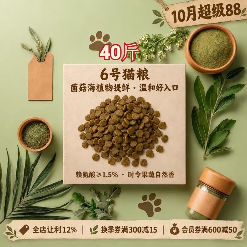 A-Xing Vegetarian Pet Food No. 6 Vegan Cat Food/Digestible, Protects Urinary System, Removes Hairballs/ 2.5kg *8 Bags/Total 20kg A-Xing Vegetarian Pet Food No. 6 Vegan Cat Food/Digestible, Protects Urinary System, Removes Hairballs/ 2.5kg *8 Bags/Total 20kg