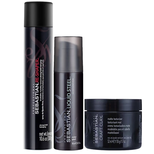 Мужской гель, увлажняющий лак для волос, комплект, долговременный эффект, стайлинг