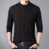 Hengyuanxiang chính thức giảm giá cửa hàng thương hiệu nam 100% len nguyên chất áo len nam áo len dài tay nam - Áo len sweater nam Áo len