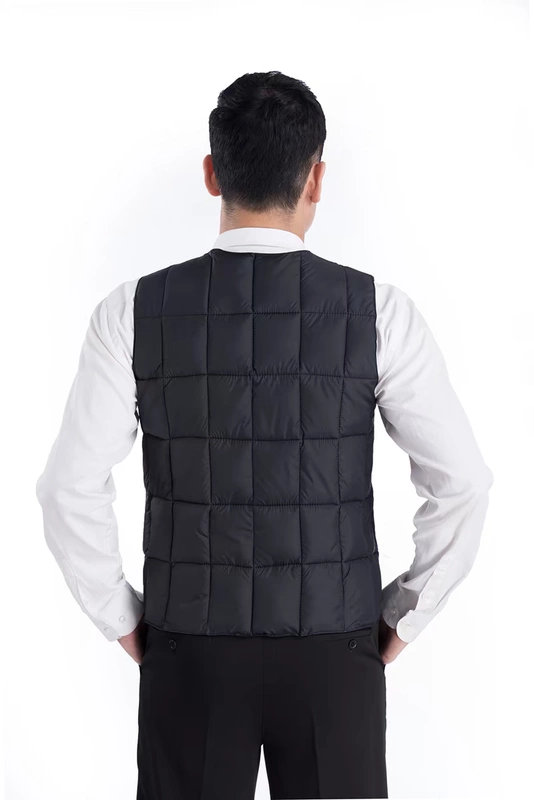 Áo vest nam trung niên ấm áp cotton vest nam trung niên thanh niên mùa thu và mùa đông vest vest cotton