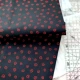 Черный нижний круг половина -ярд 45x110 см.