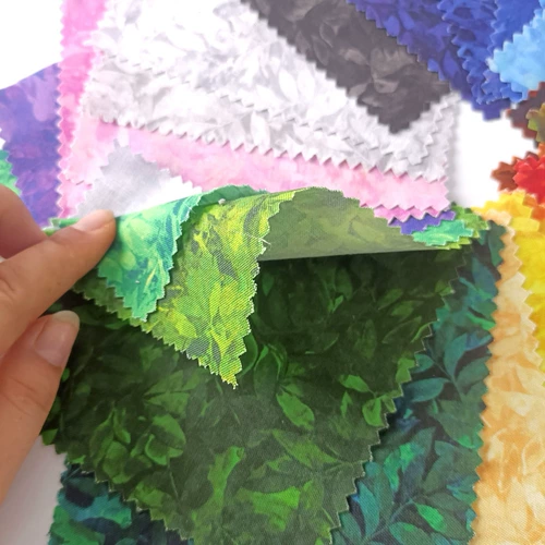 24 -цвета плосково -громко -выброшенные хлопчатобумажные листья импортированная нижняя ткань ручной ткани ручной работы ручной работы