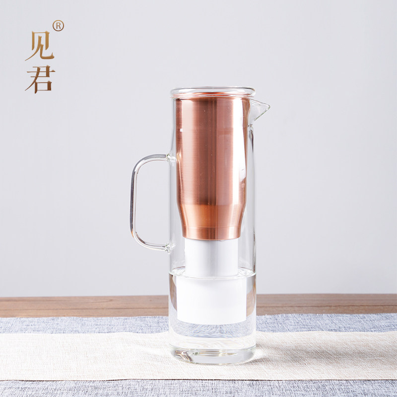 See Jun Household Wine Filter Alcoholic Cleaner Self - brewed Wine Cleaning Purified Bronze Filter Cartridge