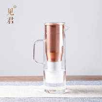 See Jun household liquor filter Wine filter Alcoholizer purifier Self-winemaking aging purple copper filter cartridge
