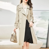 Плащ, осенняя куртка, 2025 года, осенний, подходит для подростков, средней длины