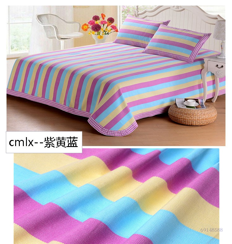 Handmade cotton cũ vải thô mat sheets ba bộ của mùa hè dày mã hóa gấp canvas 1.5 m1.8 m giường