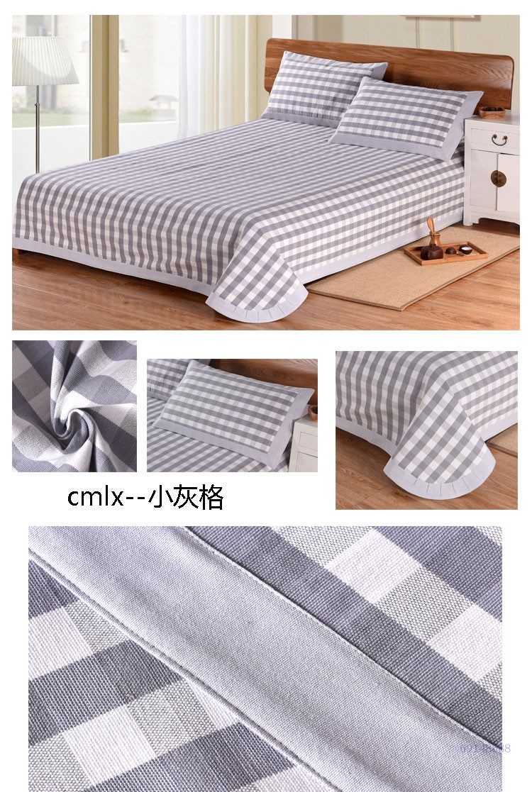 Handmade cotton cũ vải thô mat sheets ba bộ của mùa hè dày mã hóa gấp canvas 1.5 m1.8 m giường