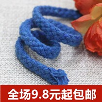 Cotton sea blue eight-strand rope cotton rope cotton rope cotton rope 6mm cotton rope