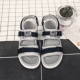 Mùa hè 2018 học sinh nam và nữ Velcro sandal đôi giày đi biển phẳng Phiên bản Hàn Quốc của giày thể thao thủy triều hoang dã